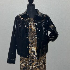 Leopard  dress off the shoulder